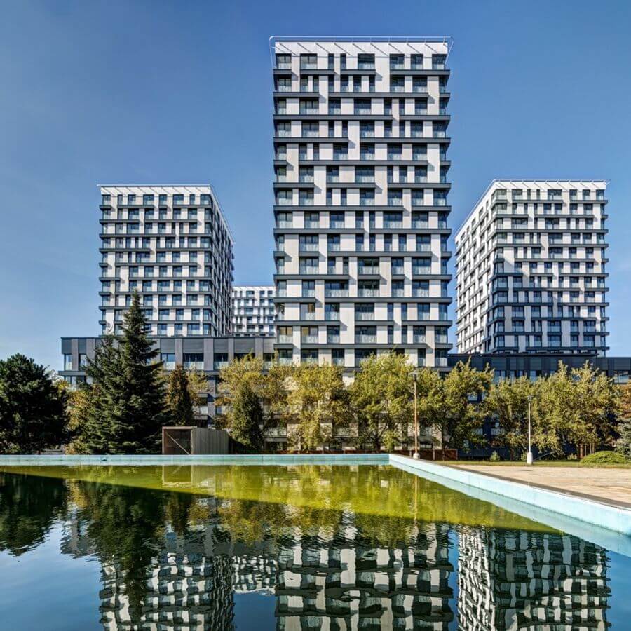 Residence Garden Towers – realizacja Elsymco, Praga-Žižkov